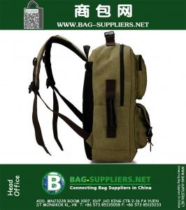 Unisex Outdoor Militaire Rugzak Man Reistassen Canvas Rugzakken Tas Sport Reis Rugzakken