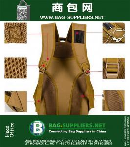 Militaire Tactische Rugzak Hoogwaardige Waterdichte Nylon Tassen Multifunctionele Outdoor Camping Wandelen Reizen Camouflage Rugzakken