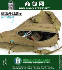 Outdoor enkele schouder tactische rugzak / casual borst tactische rugzak / draagbare borst pack