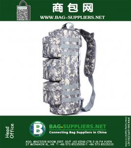 Naylon Suya Dayanıklı Açık Askeri Taktik Sırt Çantası Rahat Siyah Erkekler Seyahat Çantaları Spor Kampı Yürüyüş Torbaları