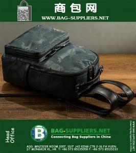 Camouflage nylon heren rugzak designer merk rugzakken casual militaire tas