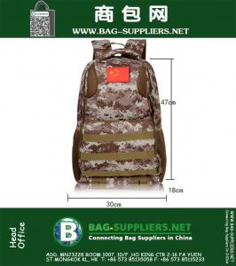 Heren Camouflage Rugzakken Militaire Tactische Rugzak Buitensporten Hiking Rugzak Ademend Trekking Rugzakken