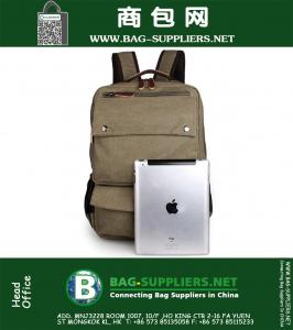 Duurzame Canvas Unisex Laptop Rugzak Reisbagage