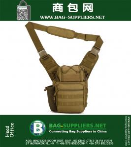 Army Style Sports Cross Body Pack MEN'S Casual enkele riem Sling One Shoulder Camping Tassen Camera Rugzak Rugzak