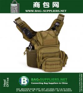 Army Style Sports Cross Body Pack MEN'S Casual enkele riem Sling One Shoulder Camping Tassen Camera Rugzak Rugzak