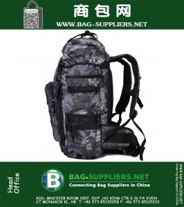 50L Waterdichte militaire tactische Sport reis outdoor rugzak Rugzak Tas met regenhoes Mannen vrouwen lichtgewicht tas