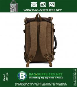 Multi-functioneel reizen tactische mannen rugzak beroemde vintage merk van hoge kwaliteit Canvas leger stijl schoudertas bagage tas