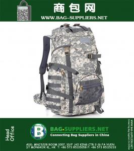 Man Camouflage Nylon Tactische uitrusting Gear Militaire stijl Rugzakken Rugzak Packs Waterdichte buitensporttassen Legertas