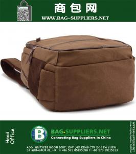 Zaino per laptop solido con tracolla per uomo Borse per donna Borse casual per zainetto militare Unisex Borsa da escursione militare