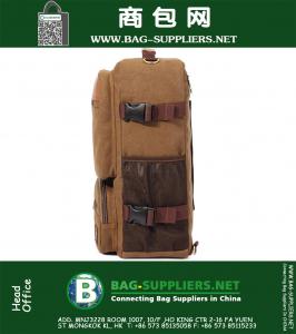 Canvas Rugzak Heren Rugzak Nieuw Ontwerp Multi-Pocket Tactische en Militaire Tas Casual Mannen Rugzak