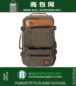 Canvas Rugzak Heren Rugzak Nieuw Ontwerp Multi-Pocket Tactische en Militaire Tas Casual Mannen Rugzak