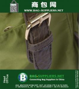 Vrouwen Nylon Rugzak Army Green Black Waterdichte Reistassen Hoge kwaliteit Grote Capaciteit Rugzak