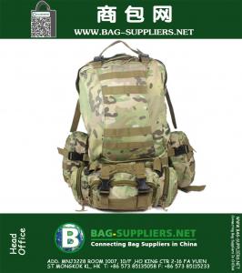 Outdoor Waterpoorf Large Molle Assault Tactical Backpack Military Rugzak Camping Hiking Trekking Mountaineering Bag