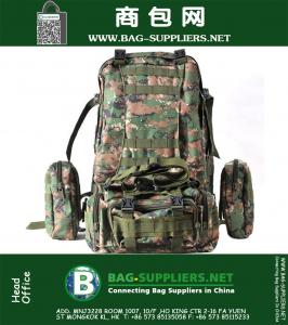 Outdoor Waterpoorf Large Molle Assault Tactical Backpack Military Rugzak Camping Hiking Trekking Mountaineering Bag