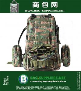 Outdoor Waterpoorf Large Molle Assault Tactical Backpack Military Rugzak Camping Hiking Trekking Mountaineering Bag