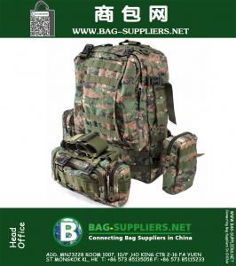 Outdoor Waterpoorf Large Molle Assault Tactical Backpack Military Rugzak Camping Hiking Trekking Mountaineering Bag