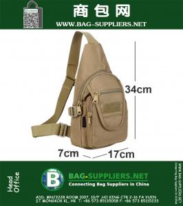 Outdoor Cross Chest Militaire Klim Rugzak Tas Tactische Rugzak Molle Tas Sport Heren Bergbeklimmen Reistas