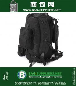 3D Outdoor Molle Military Tactical Backpack Rucksack Trekking Bag Camping Black Bag