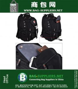 Grote zakformaat tas mannen laptop rugzak Zwitsers zakmes rugzak 15 Inch herenbagage Mochila & reistas sporttas