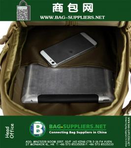 Campingtassen, Waterdichte Molle Rugzak Militaire 3P Gym School Trekking Ripstop Woodland Tactische uitrusting klein voor mannen 15L