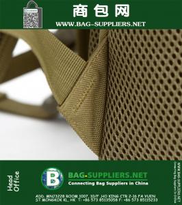 Campingtassen, Waterdichte Molle Rugzak Militaire 3P Gym School Trekking Ripstop Woodland Tactische uitrusting klein voor mannen 15L