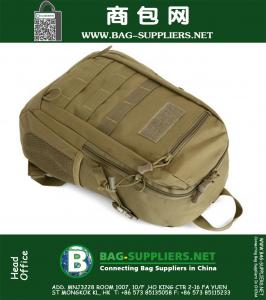 Campingtassen, Waterdichte Molle Rugzak Militaire 3P Gym School Trekking Ripstop Woodland Tactische uitrusting klein voor mannen 15L