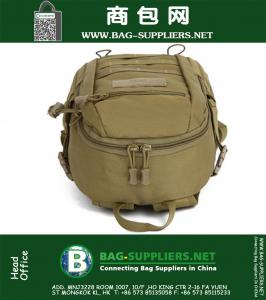 Campingtassen, Waterdichte Molle Rugzak Militaire 3P Gym School Trekking Ripstop Woodland Tactische uitrusting klein voor mannen 15L