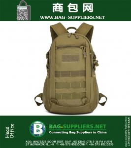Campingtassen, Waterdichte Molle Rugzak Militaire 3P Gym School Trekking Ripstop Woodland Tactische uitrusting klein voor mannen 15L