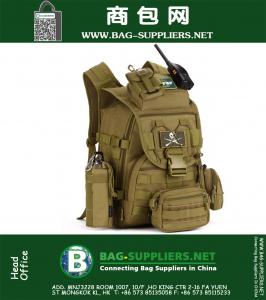 40L Waterdichte Molle Rugzakken Buiten Camping Tassen Militaire 3P Tactische Rugzak Assault Nylon Reistas