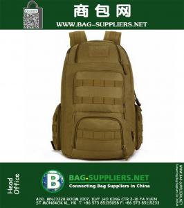 Molle Tactical Mochila Heren Buitensporten Militaire Camouflage Tas rugzak Jacht Trekking Hiking Rugzakken School Laptop Tassen 40L