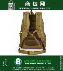 Molle Tactical Mochila Heren Buitensporten Militaire Camouflage Tas rugzak Jacht Trekking Hiking Rugzakken School Laptop Tassen 40L