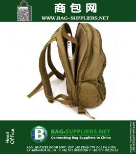 Molle Tactical Mochila Heren Buitensporten Militaire Camouflage Tas rugzak Jacht Trekking Hiking Rugzakken School Laptop Tassen 40L