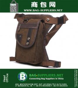 Heren Canvas Military Tactical Travel Hiking Motorrijden Fanny Pack Taille Dijbeenzak
