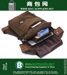 Heren Canvas Military Tactical Travel Hiking Motorrijden Fanny Pack Taille Dijbeenzak