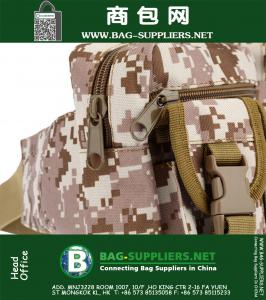 Unisex Bum Heuptas Sport Heuptasje Afneembare Bidonhouder Riem Tasje Tactische tas Outdoor reis Militaire uitrusting