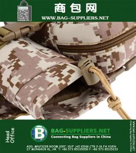 Unisex Bum Heuptas Sport Heuptasje Afneembare Bidonhouder Riem Tasje Tactische tas Outdoor reis Militaire uitrusting