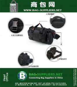Outdoor Camouflage Tas Militaire Tactische Taille Verpakking Canvas Camera Enkele Schouder Berichtentas