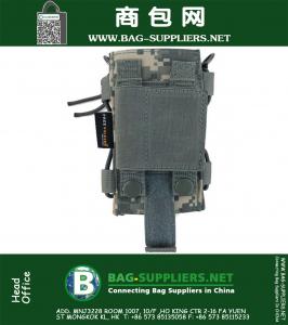 Pocket outdoor mineraalwater fles pouch molle reizen camping glazen deksel boshoudbaarheid portemonnee tas leger tactische versnelling
