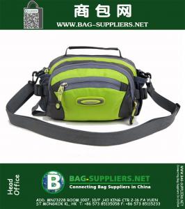 Saco de cintura impermeável Saco de cinto esportivo Exterior Militar Tactical Waist Pack Verde Amarelo Preto Vermelho Laranja Azul Céu Azul Rosa