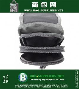 XXL Maat Molle Militair Tactisch Lopend Zwart Reis Sport Heuptasje Heuptas 5.7 inch zakje