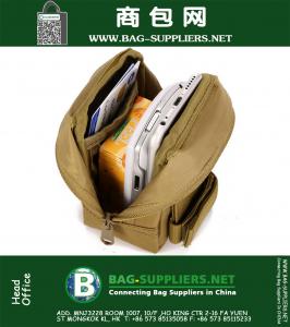 Tactische militaire uitrusting Molle-accessoires Multifunctionele tactische heuptas Waterdichte nylon mobilephone-tas