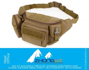 Tactische Taille Zakken Multi Functie Outdoor Fitting Running Riem Molle Apparatuur Militaire Heuptasje voor Mannen, Unisex Heuptas