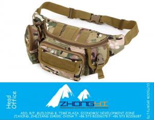 Tactische Taille Zakken Multi Functie Outdoor Fitting Running Riem Molle Apparatuur Militaire Heuptasje voor Mannen, Unisex Heuptas
