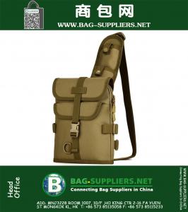 Kampeeruitrusting tactische messenger bag molle enkele schouder fietsen borst pack militaire camouflage leger tas