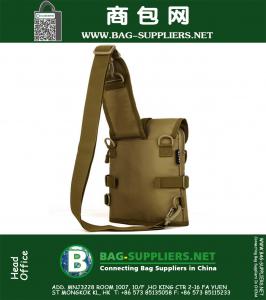 Kampeeruitrusting tactische messenger bag molle enkele schouder fietsen borst pack militaire camouflage leger tas