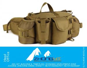 Outdoor Sport Wandelen Camping Tactische Heuptas Multi Function Running Belt Heuptasje Nylon Molle uitrusting Militaire heuptas