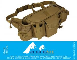 Outdoor Sport Wandelen Camping Tactische Heuptas Multi Function Running Belt Heuptasje Nylon Molle uitrusting Militaire heuptas