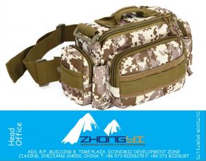Army camouflage outdoor tactische chest pack 3P magic pockets camera mannen rijden grote multifunctionele zakken
