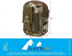 Outdoor Militaire Tactische Riem Heuptas Mannen Draagbare Waterbestendig Mobiele Telefoon Portemonnee Reizen Sport Heuptas