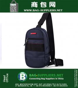 Hoge kwaliteit Borstverpakking Mens Vrije tijd Schoudertas Waterdicht en duurzaam Nylon Messenger tas mode Buitensporttas